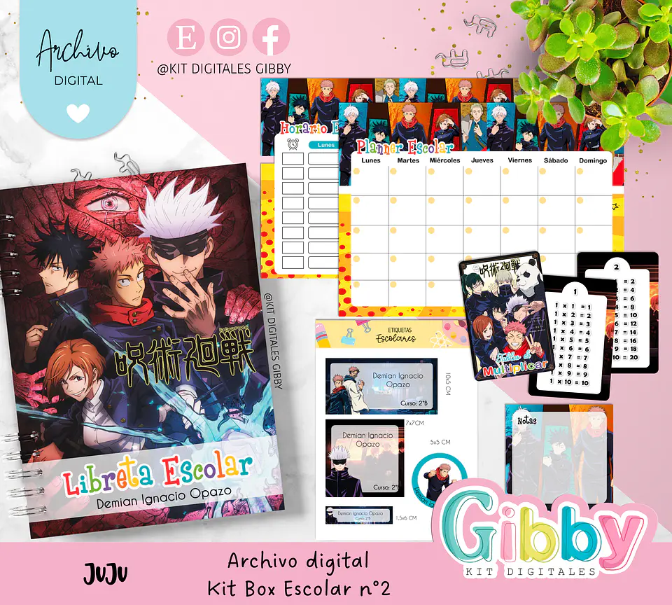Archivo digital - Kit box escolar n°2 5