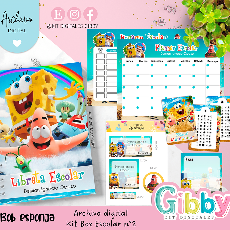 Archivo digital - Kit box escolar n°2 6