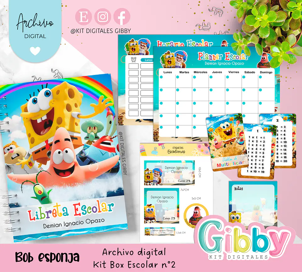 Archivo digital - Kit box escolar n°2 6