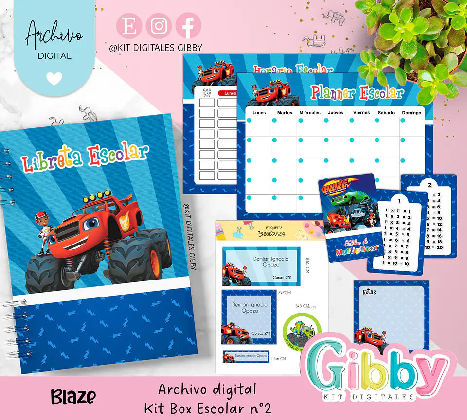 Archivo digital - Kit box escolar n°2 7