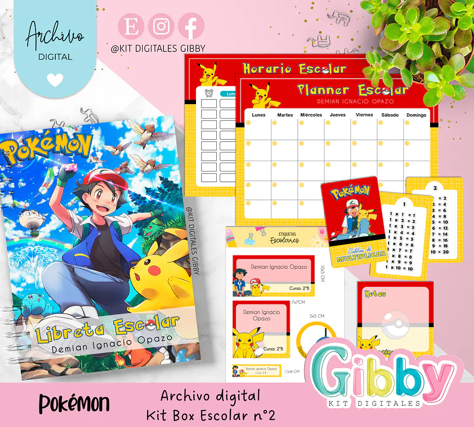 Archivo digital - Kit box escolar n°2 9