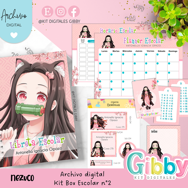 Archivo digital - Kit box escolar n°2 10