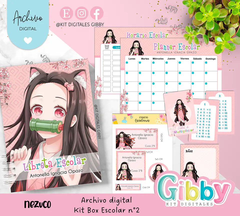 Archivo digital - Kit box escolar n°2 10