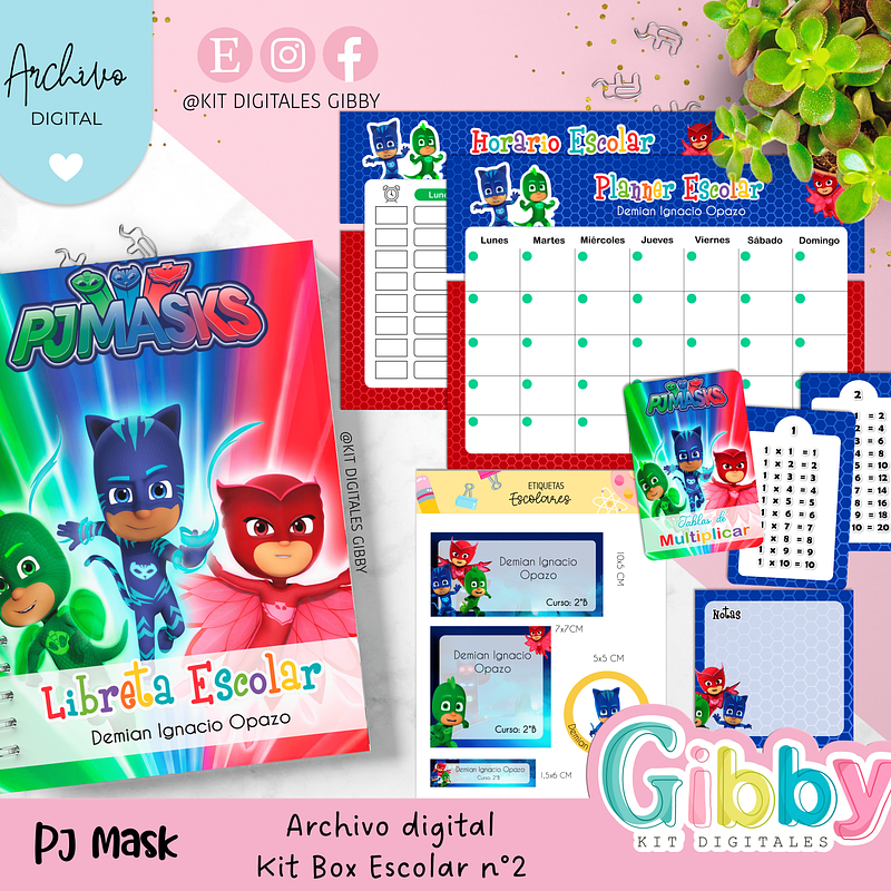 Archivo digital - Kit box escolar n°2 12