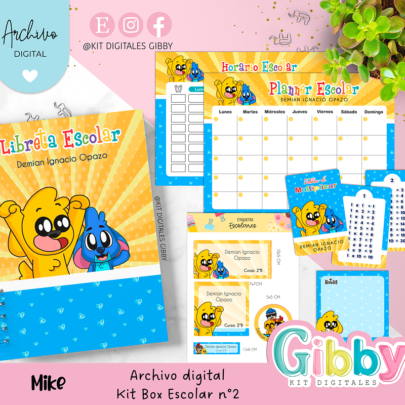 Archivo digital - Kit box escolar n°2 13