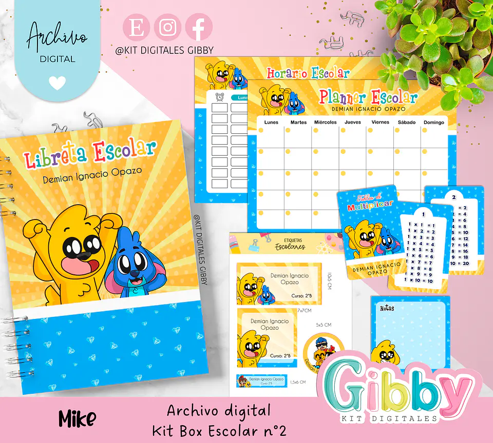 Archivo digital - Kit box escolar n°2 13