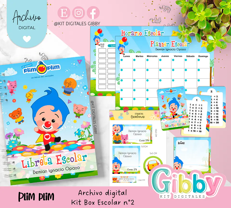 Archivo digital - Kit box escolar n°2 14