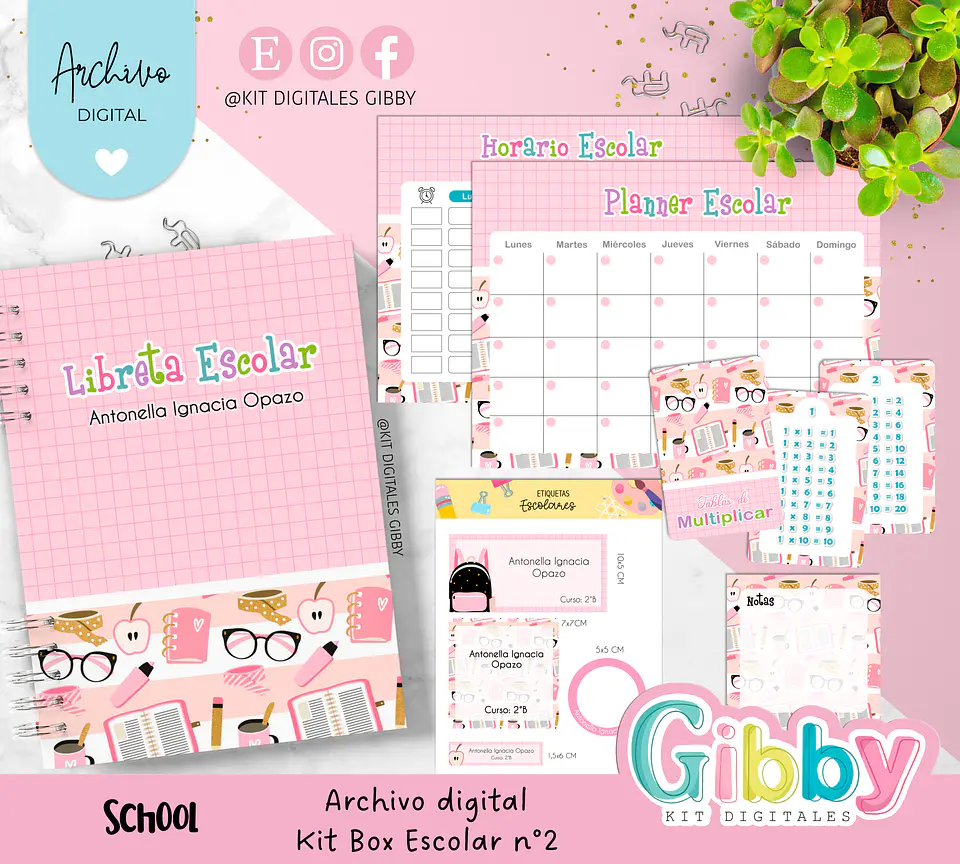 Archivo digital - Kit box escolar n°2 16