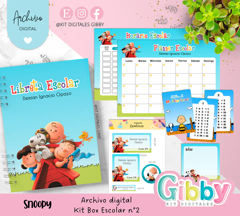 Archivo digital - Kit box escolar n°2 19