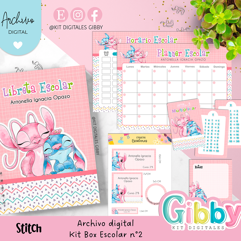 Archivo digital - Kit box escolar n°2 20