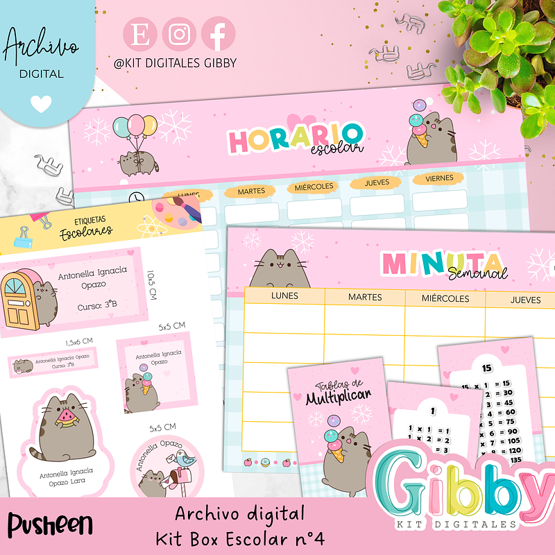 Archivo digital - Kit box escolar n°4 14