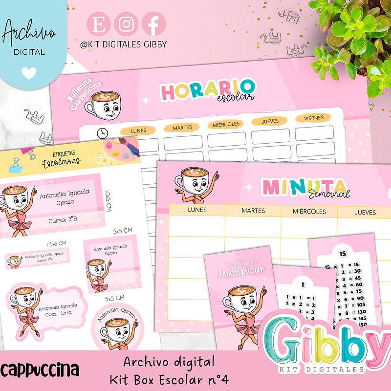 Archivo digital - Kit box escolar n°4 6