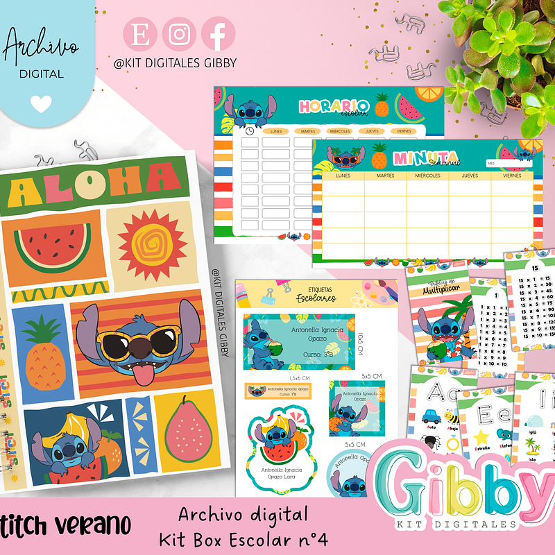 Archivo digital - Kit box escolar n°4 9