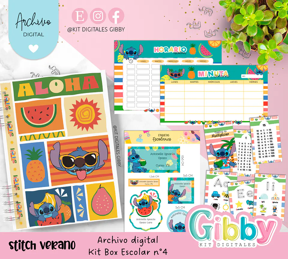 Archivo digital - Kit box escolar n°4 9