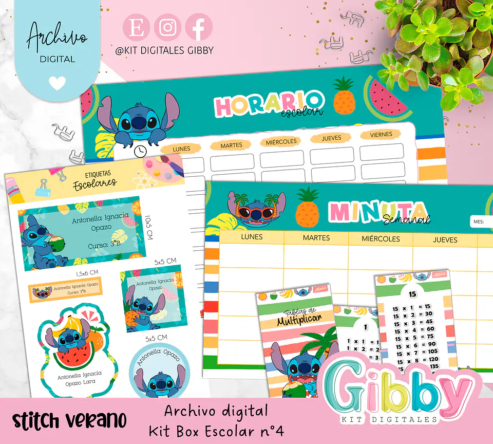 Archivo digital - Kit box escolar n°4 10
