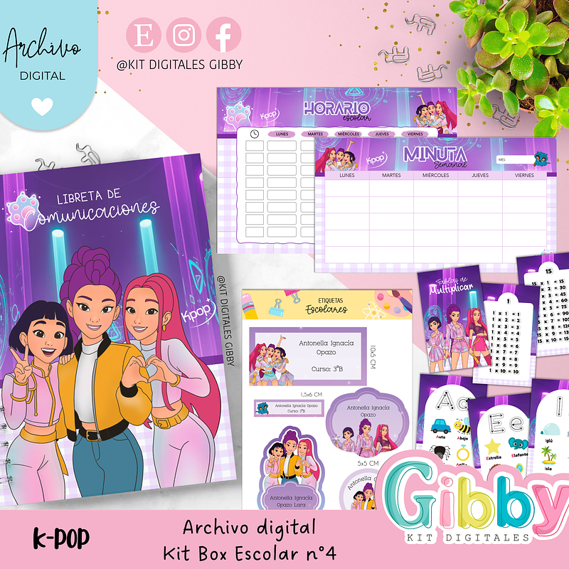 Archivo digital - Kit box escolar n°4 11