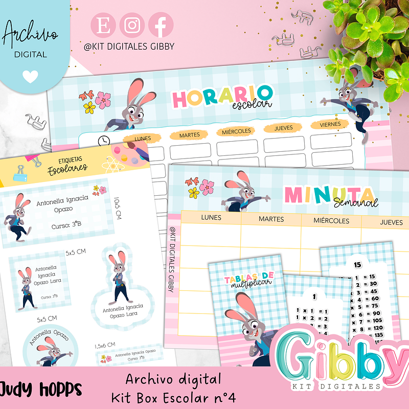 Archivo digital - Kit box escolar n°4 25