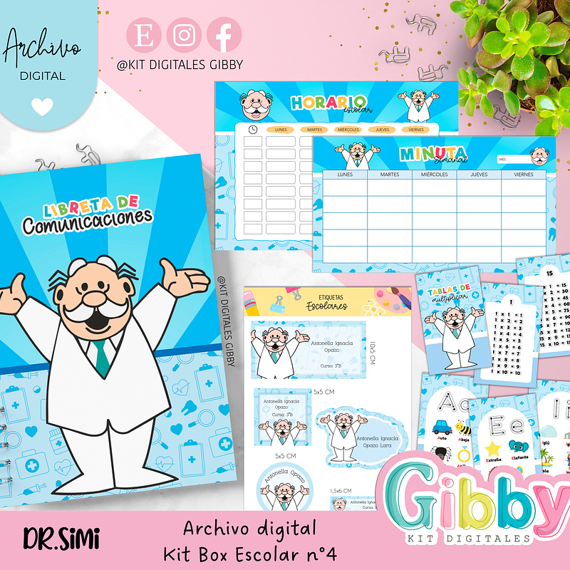 Archivo digital - Kit box escolar n°4 15