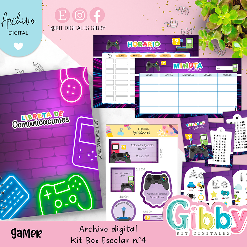 Archivo digital - Kit box escolar n°4 19