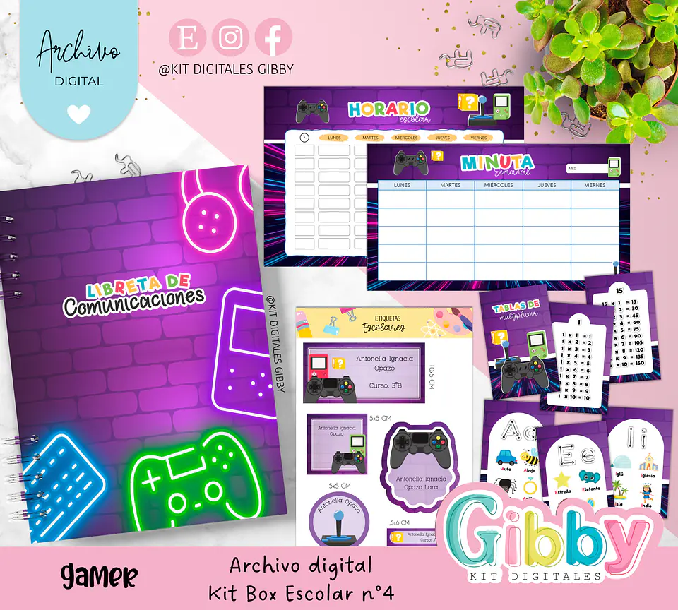 Archivo digital - Kit box escolar n°4 19