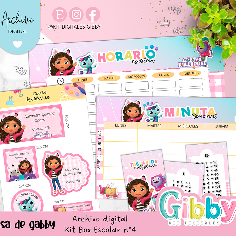 Archivo digital - Kit box escolar n°4 18