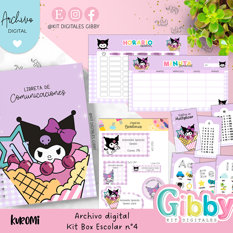 Archivo digital - Kit box escolar n°4 22