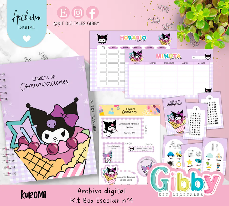 Archivo digital - Kit box escolar n°4 22