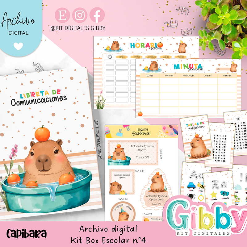 Archivo digital - Kit box escolar n°4 23