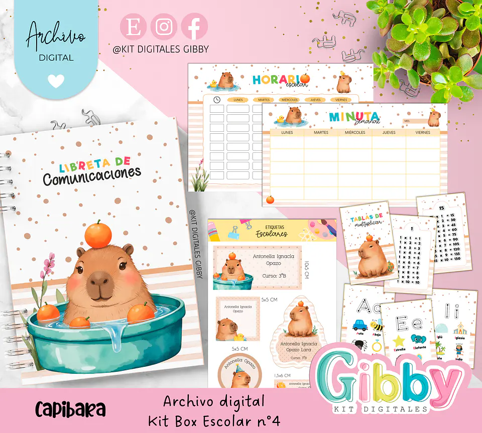 Archivo digital - Kit box escolar n°4 23