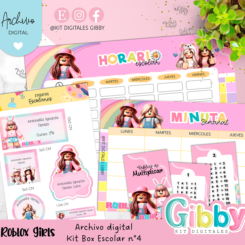 Archivo digital - Kit box escolar n°4 34
