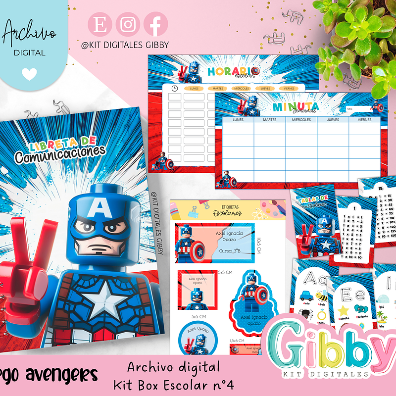 Archivo digital - Kit box escolar n°4 31