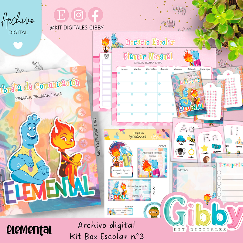 Archivo digital - Kit box escolar n°3  4