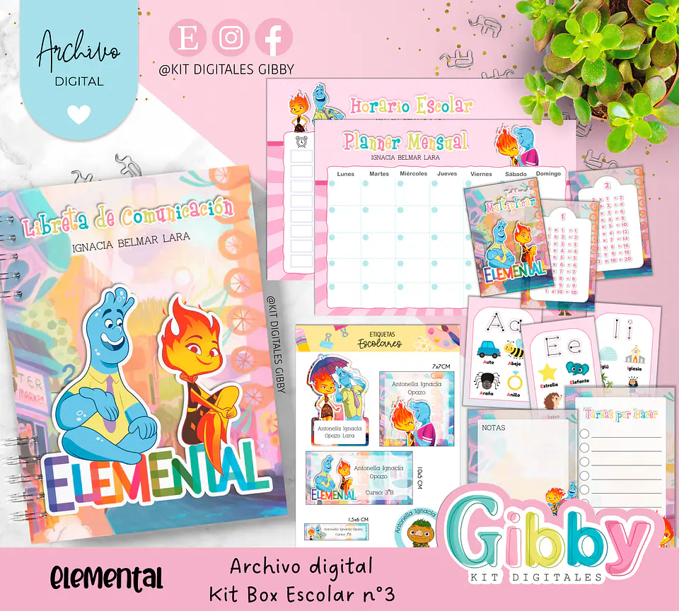 Archivo digital - Kit box escolar n°3  4