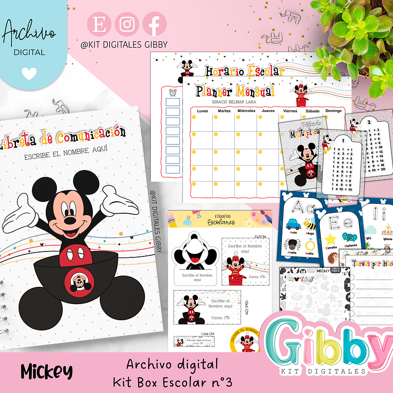 Archivo digital - Kit box escolar n°3  11