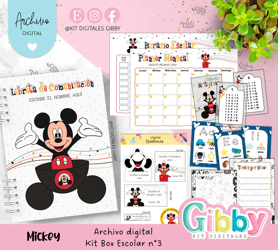 Archivo digital - Kit box escolar n°3  11