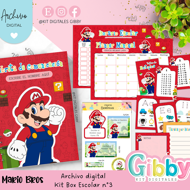 Archivo digital - Kit box escolar n°3  7