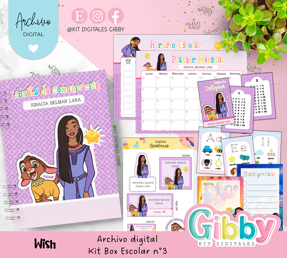 Archivo digital - Kit box escolar n°3  10