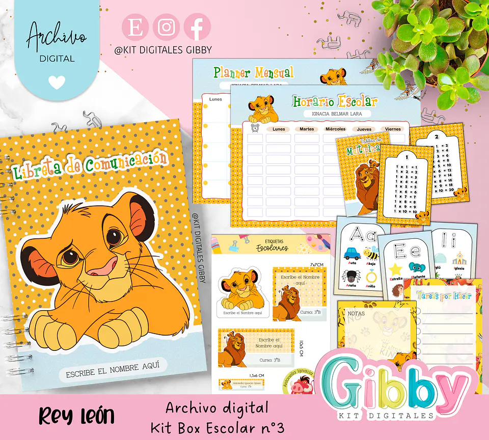 Archivo digital - Kit box escolar n°3  12