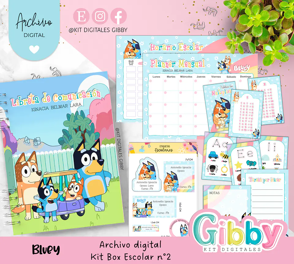 Archivo digital - Kit box escolar n°3  14