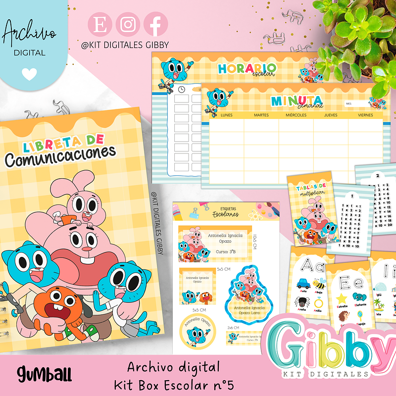 Archivo digital - Kit Box Escolares N°5 3