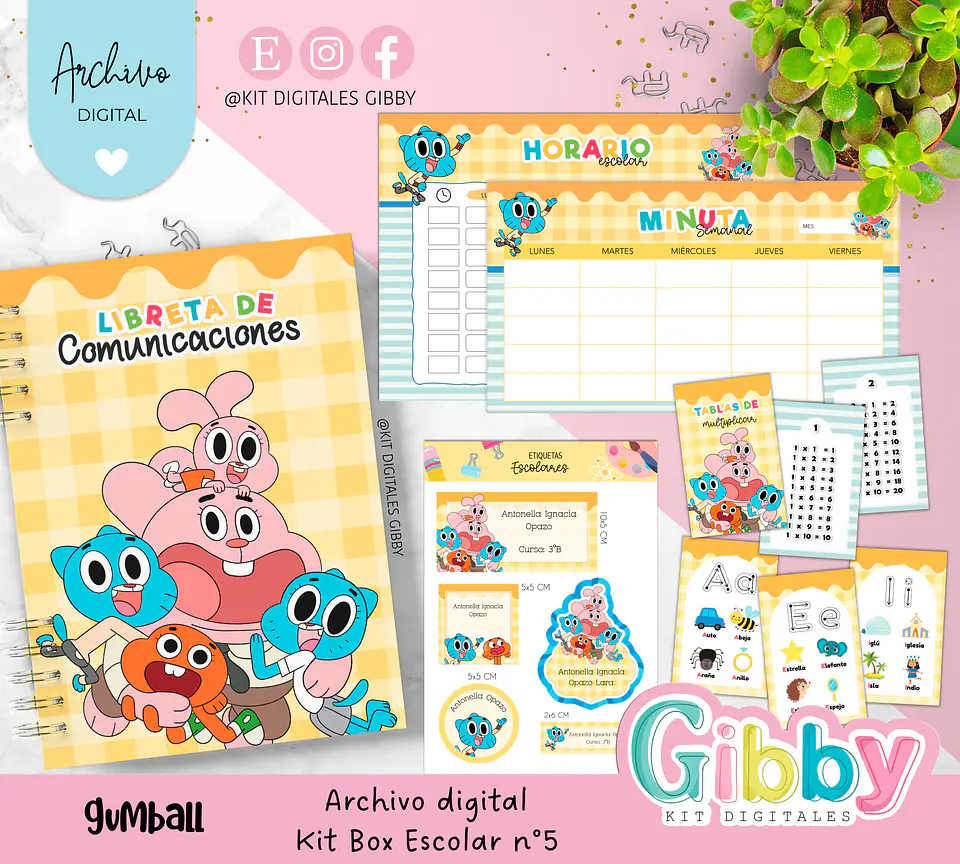 Archivo digital - Kit Box Escolares N°5 3