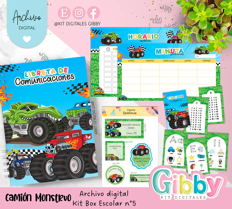 Archivo digital - Kit Box Escolares N°5 12