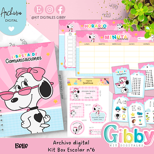 Archivo digital - Kit box escolar n°6