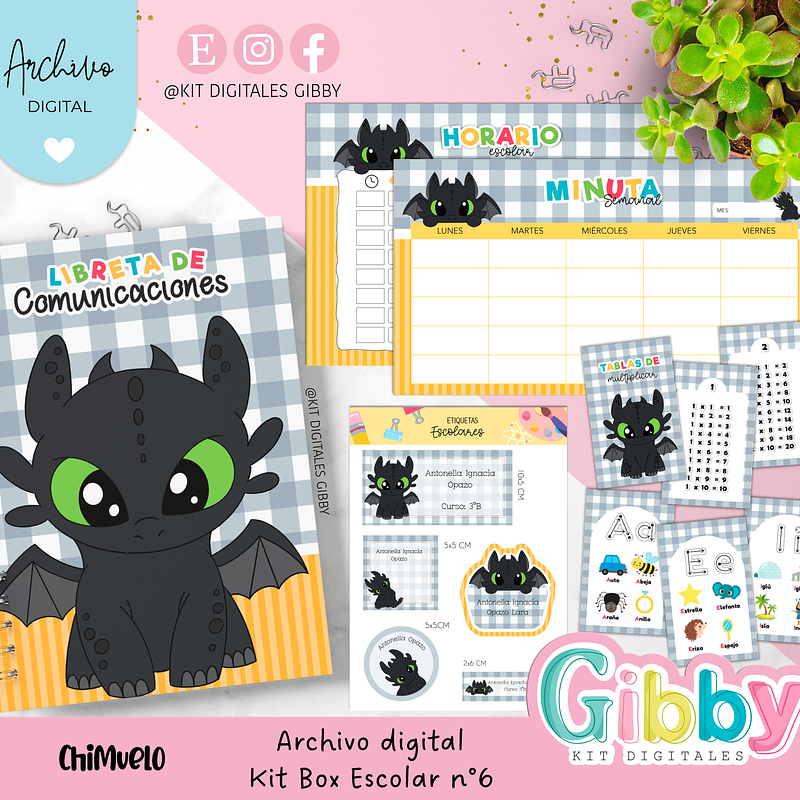 Archivo digital - Kit box escolar n°6 3