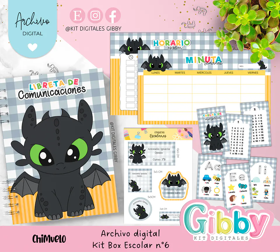 Archivo digital - Kit box escolar n°6 3