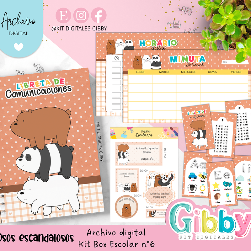 Archivo digital - Kit box escolar n°6 4