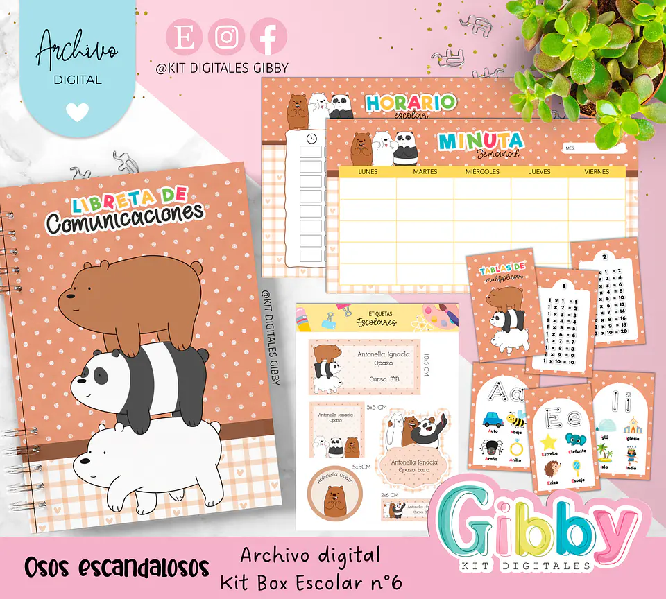 Archivo digital - Kit box escolar n°6 4