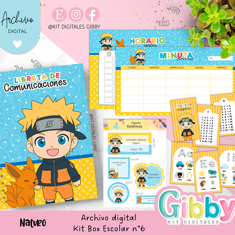 Archivo digital - Kit box escolar n°6 5