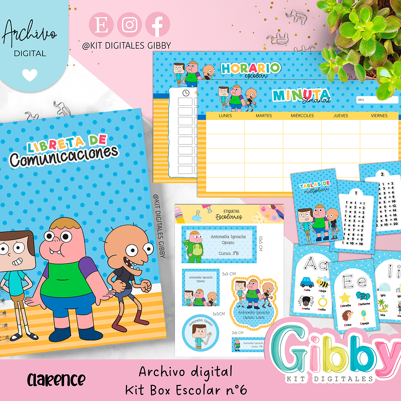 Archivo digital - Kit box escolar n°6 6