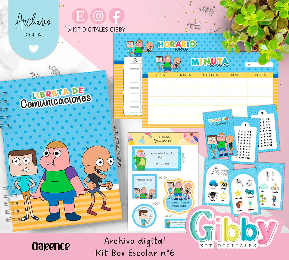 Archivo digital - Kit box escolar n°6 6